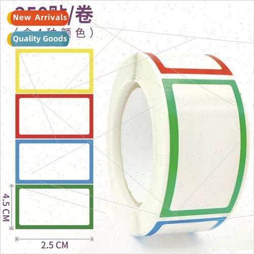 Blank self-adhesive writing childrens toys name teacher scho