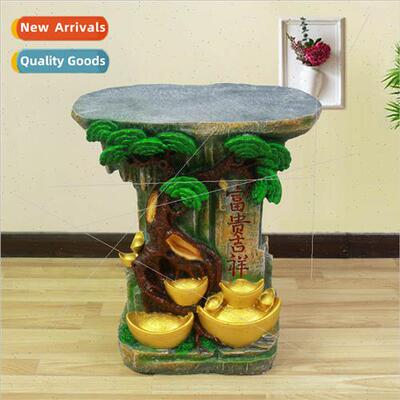 Wigwam feng shui wheel water crafts resin bottom sitting sto