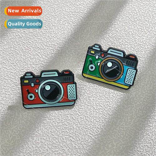 Travel Outdoor Creative Camera Brooch Camera Cute Vintage Cl