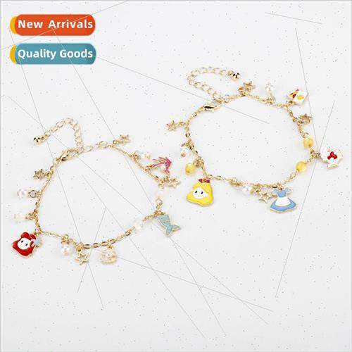 On the run princess pentagram star pearl bracelet Japanese g