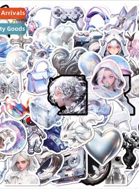 50 silver s stickers silver stickers personalized creative g