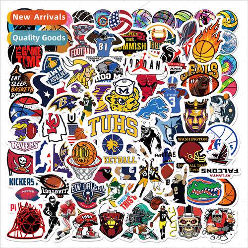 210 ball sports graffiti stickers suitcase guitar car comput