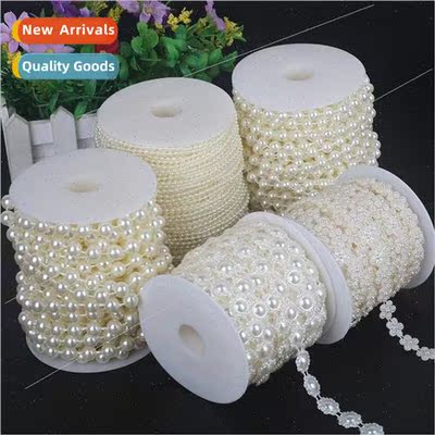 Large rolled round sun rose double rows of double wire pearl
