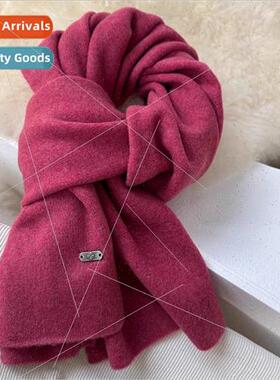 Knock soft touch ~ containing wool simple couple paragraph w