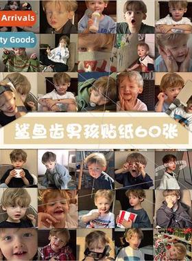 60 shark teeth boy mark stickers high color value  decoratio