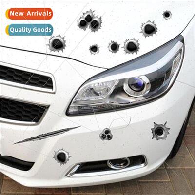 Stickers car scratch stickers personalized bullet hole car s