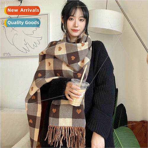 Scarf female winter Korea hundred with new love shawl studen