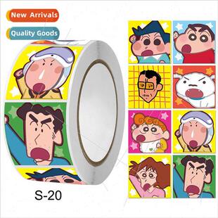 stickers little ins crayon creative new cute Cartoon tape