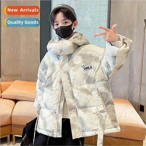 Childrens wear boys winter down jacket 2023 new middle and l