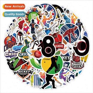 cricket sports sticker pcs pack handbook series campus