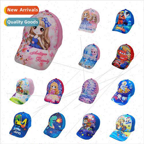 ght market Childrens cartoon printing baseball cap boys and
