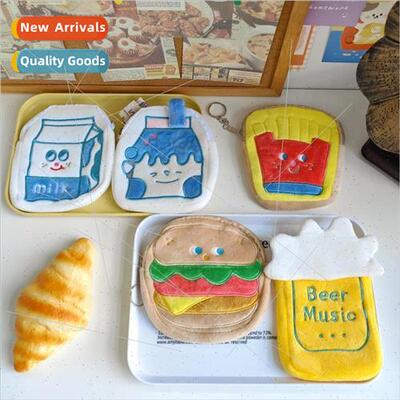 New cute meta breakfast wallet creative cartoon plush large-