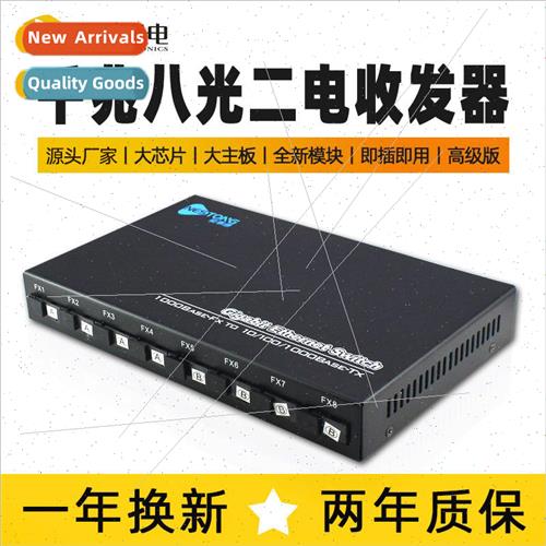 Gigabit Fiber Optic Transceiver nglemode Cascade Switch Opti