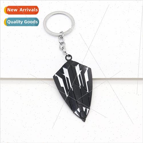 Avengers anime around the Captain America shield car keychai