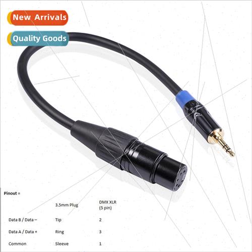 New Products Double Shielded Audio Interface 3.5 Male to 5-p