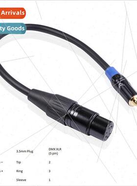 New Products Double Shielded Audio Interface 3.5 Male to 5-p