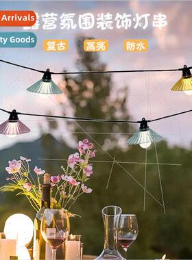Solar String ghts LED Outdoor Camping Bulb String ghts Canop