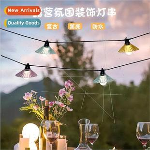 LED ghts Outdoor Camping Canop Solar Bulb String