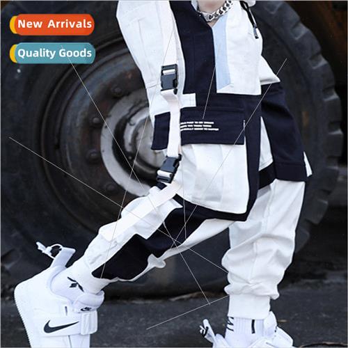 Spring drawstring pants male Lee now pants hip-hop loose spl
