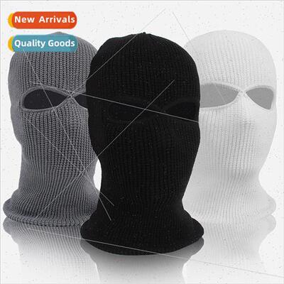 Riding mask cold warm head cover outdoor fleece wool hat win