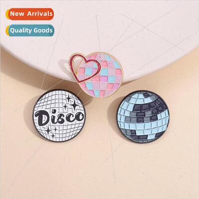 English creative round brooch disco stage lights modeling ni