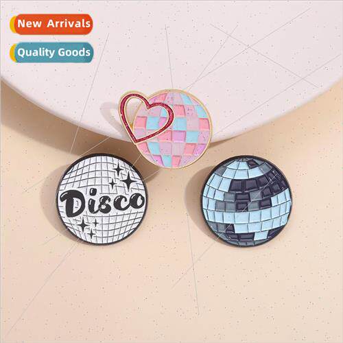 English creative round brooch disco stage lights modeling ni