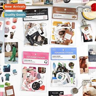 pack vintage ins Romantic handbook sticker basic diy color