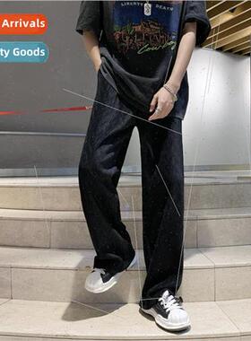 Casual drawstring nine-minute pants mens spring and fall Hon