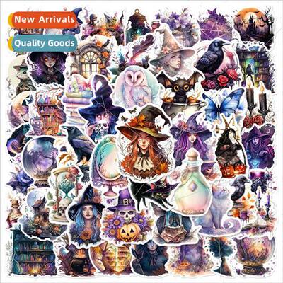 50 gothic witches graffiti stickers suitcase cell phone case