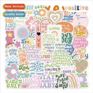 50 Inspirational Statements Denmark Pink Stickers Decorative