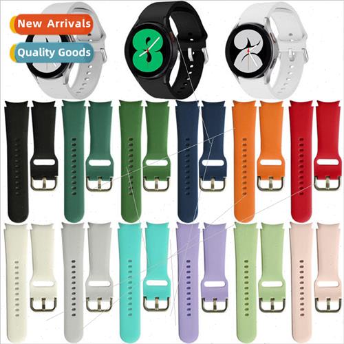 适用 samsung watch6 watch4 watch5 pro silicone strap watch4