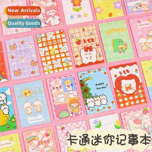 Korean stationery cartoon cute 64K small notebook pocket min