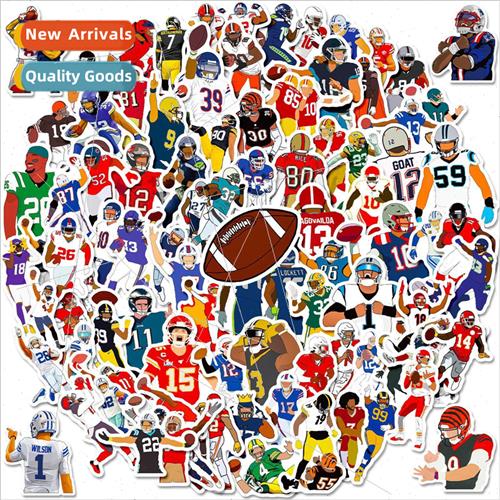 100 Football Classic Action Stickers New Football NFL Athlet