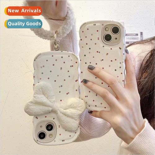 ins wind point bow tie 适用 iPhone 14/13promax phone case ap