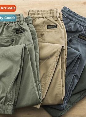 2021 Spring and Summer Mens Casual Pants Work Pants Loose Dr