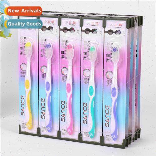 Elastic soft silk hotel household soft bristle adult toothbr