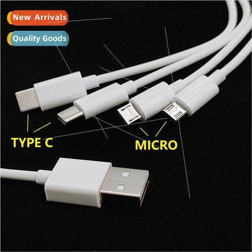 4-in-1 USB charging cable 2 USB-C ports + 2 MICRO Android po