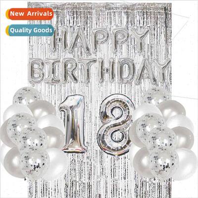 lver 18.21.30.40th Birthday Banner Balloon Arrangement Banne