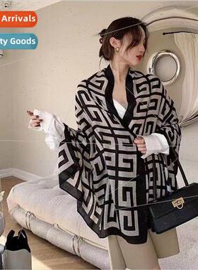 Scarf female Korea 2020 spring and fall  winter wild cotton