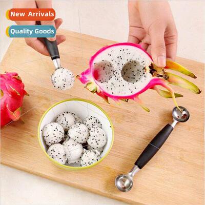 Double-ended spoon creative watermelon dragon fruit fruit pl