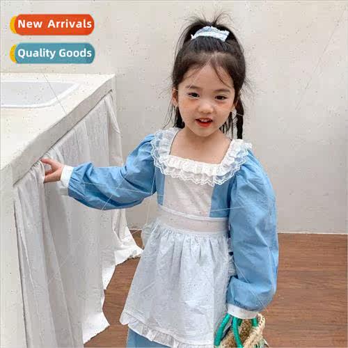 Korean girls princess dress spring and fall new childrens sk