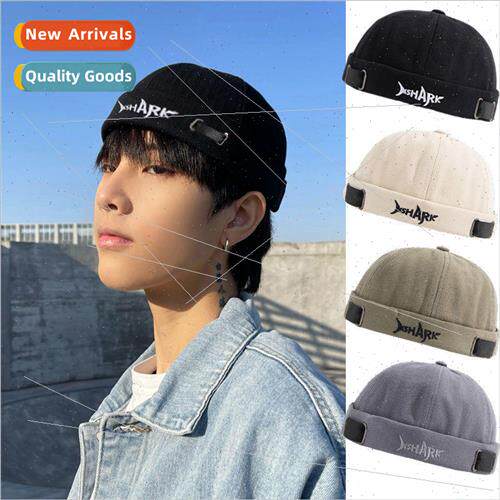 Korean  of the melon skin cap men summer retro brimless land