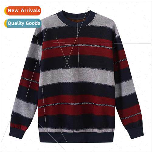 Padded thickened T-shirt mens long-sleeved warm clothes wint
