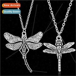Vintage Personalized Dragonfly Necklace Pendant Peripheral J