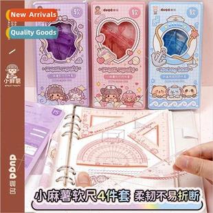 New small spuds straight ruler set 适用 elementary school st