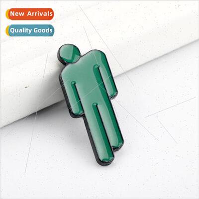 Cartoon Oil Drip Alloy Brooch Billie Eilish Billie Eilish Ba
