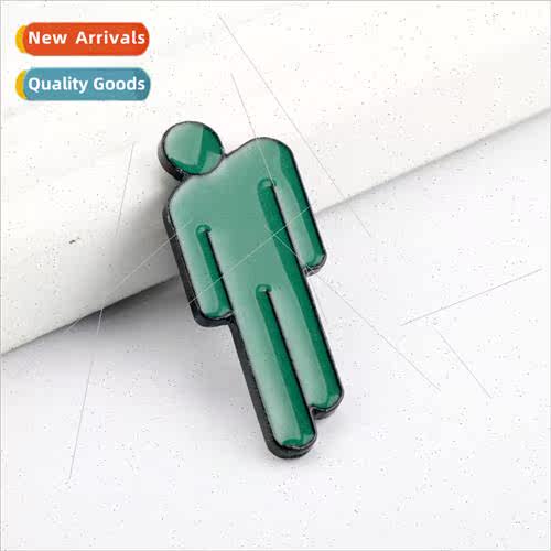 Cartoon Oil Drip Alloy Brooch Billie Eilish Billie Eilish Ba