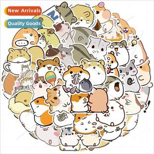 cute repeated hamster stickers stationery luggage not