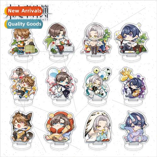 Game  set acrylic humanoid standing ornaments can be D syste