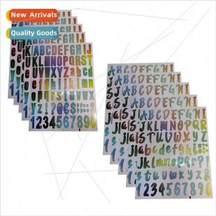 rainbow alphanumeric vinyl inch cut color die has